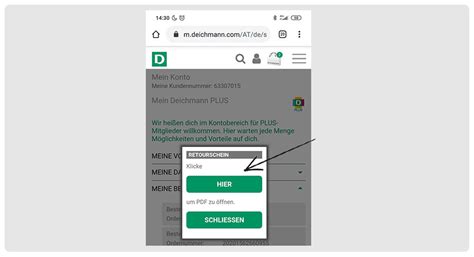 deichmann retourenschein